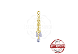 Подвеска Steel and Silver тройная цепочка