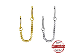 Цепочка для пирсинга Steel and Silver эстетика