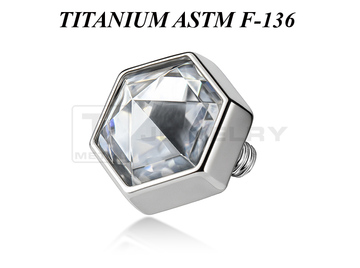 Накрутка из титана Ti Metal кристальные соты