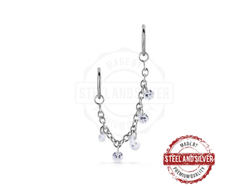 Цепочка для пирсинга Steel and Silver астия