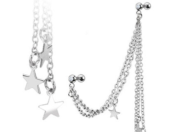 Украшение для хеликса звездный дождь