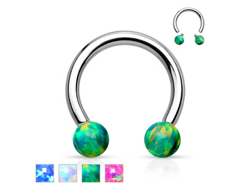 Циркуляр с опаловыми шариками