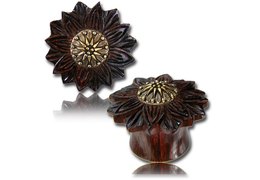 Плаги лучистый цветок, пара