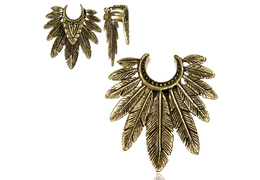 Тоннели золотые перья, пара