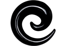 Спираль из черного акрила Спираль из черного акрила