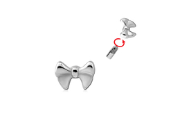 Накрутка бантик