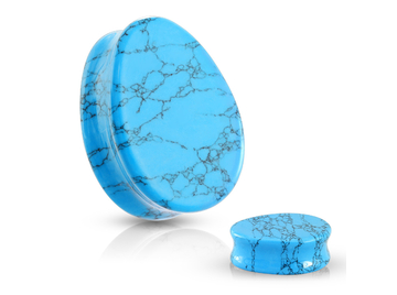 Плаги бирюзовая капля