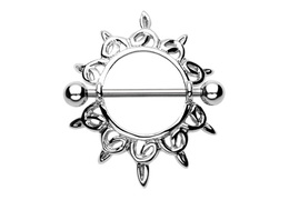 Украшение для груди солнце