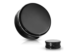 Плаги чёрный обсидиан