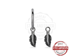 Подвеска Steel and Silver перо