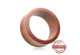 Тоннели Steel and Silver из розового дерева, пара Тоннели Steel and Silver из розового дерева, пара