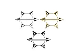 Украшение для груди шипы