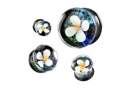 Плаги из стекла виола, пара Плаги из стекла виола, пара